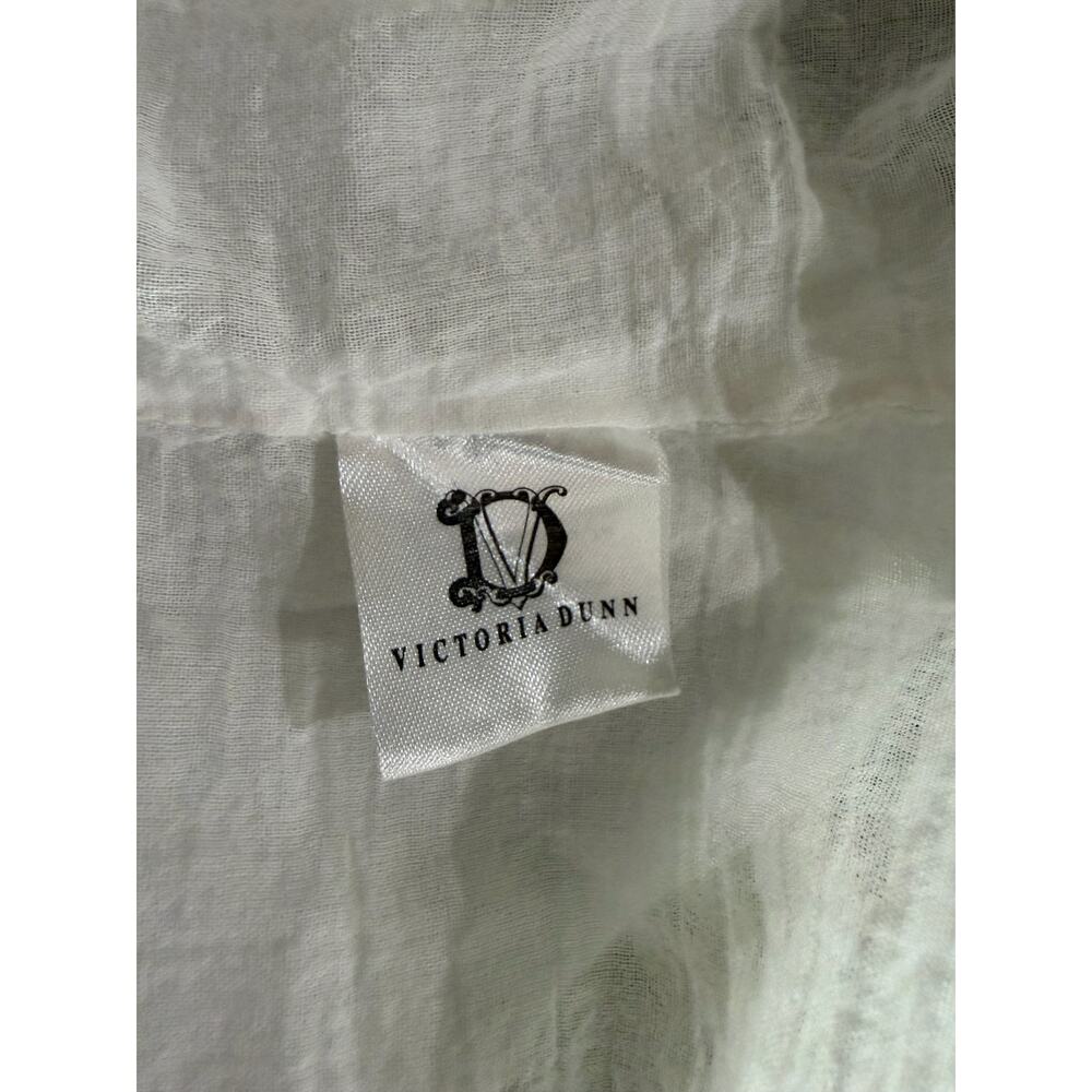 Victoria Dunn 100% Cotton Button Up Bust Maxi Dress Size M - Picture 6 of 6